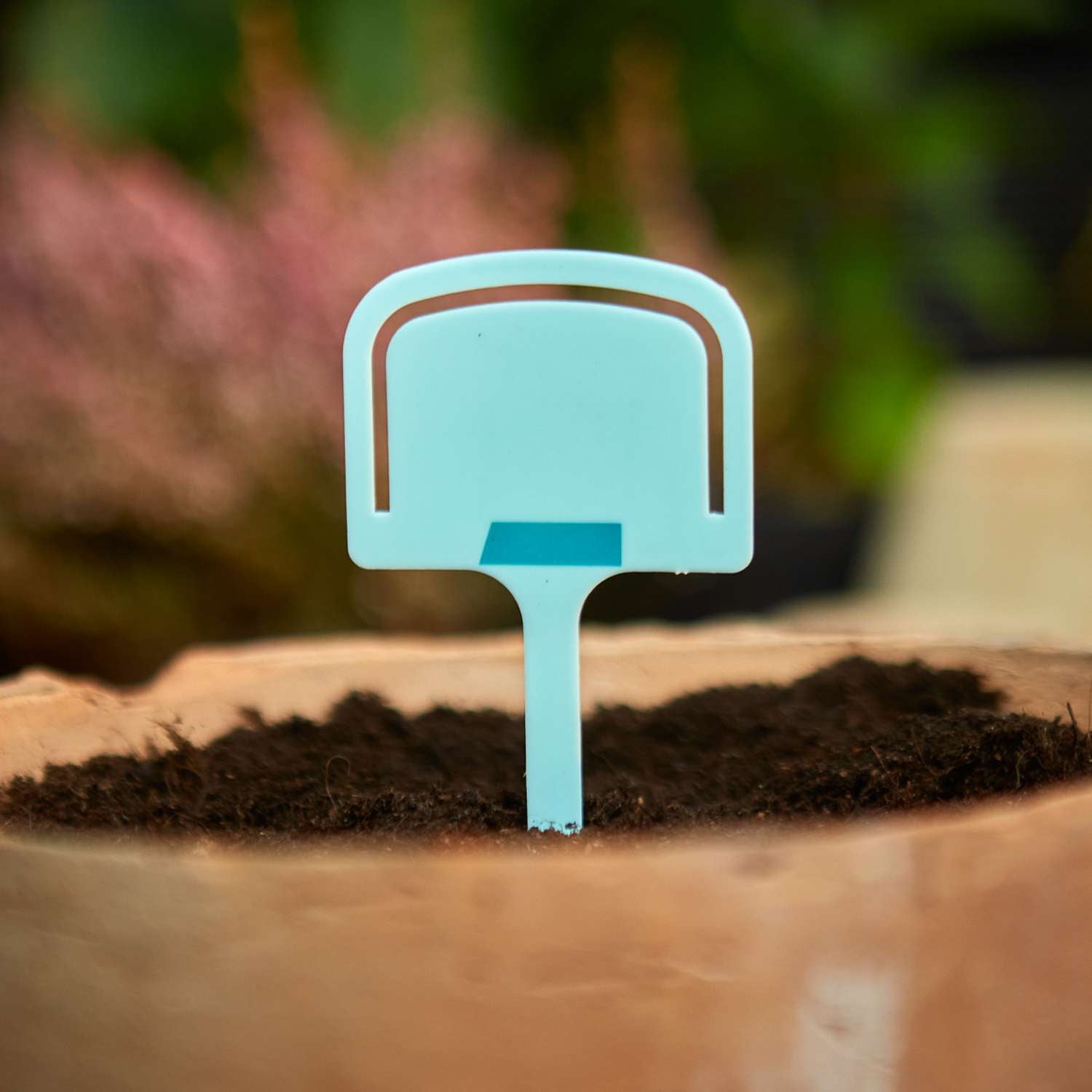 Planteskilte med frøposeholder, 12,5 cm (10 stk)